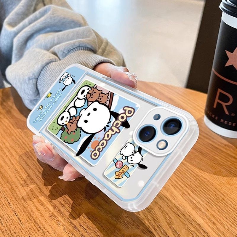 スマホケース インスタ風で大人気のクロミとパチリーテーマ 耐衝撃・防振性能に優れ、高級感あふれるスマホケースで、iPhone に対応