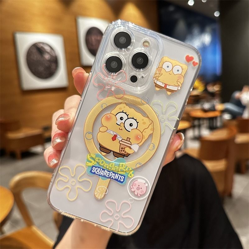 スマホケース おなじみの「スパンキング・グレイド」と「パトリック」が笑顔で登場!マグネットスマホケース 耐衝撃・防振性能に優れ、高級感あふれるスマホケースで、iPhone に対応