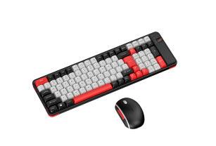 デュアルモードカラーキーボード&マウスセットで、ワイヤレス・ブルートゥースで汎用的に使用できるキーボード - BicMart