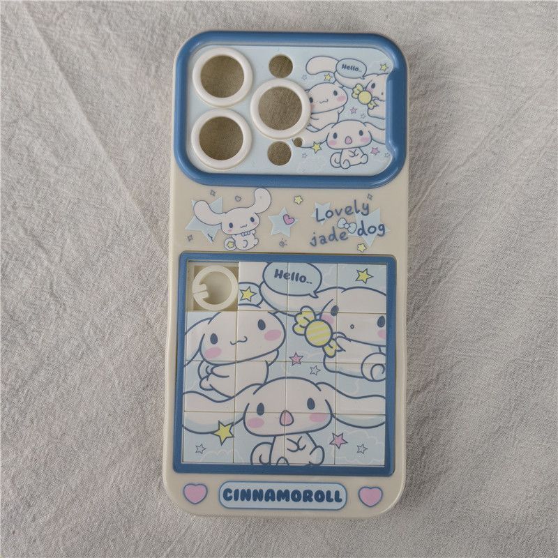 スマホケース 多彩なカートゥーンキャラクターがパズル状テーマ 耐衝撃・防振性能に優れ、高級感あふれるスマホケースで、iPhone に対応