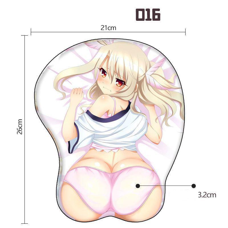 原神シリーズの立体 3D シリコンキーボード手首 サポート&マウスパッド - BicMart