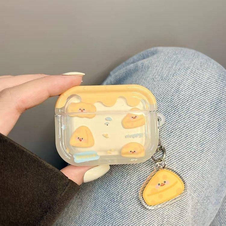 イヤホン保護カバー   超大人気  クリームチーズ  デザイン イヤホンケース