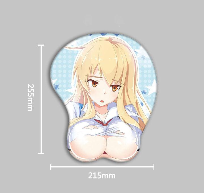 マウスパッド 手首を支える アニメーションデザイン マウス用手首サポート&手首保護パッド、立体パッド、PU マウスパッド - BicMart