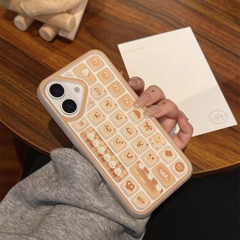 スマホケース  キーボード型スマホケース  キャラクターの柔らかい  スマホケース  iPhone に対応