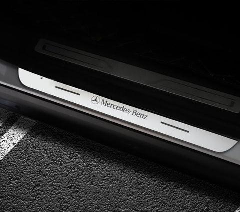 カー用品 車飾り物 【七彩流光】車載用アンビエントライト フロントドア リヤドア ライト 車のドアシル ワイヤレスセンサーLEDライト - アップグレード