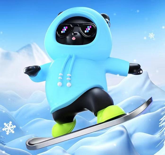 カー用品 車飾り 漫画クマ人形センターコンソール可愛いクマちゃん クリエイティブ車内アクセサリー