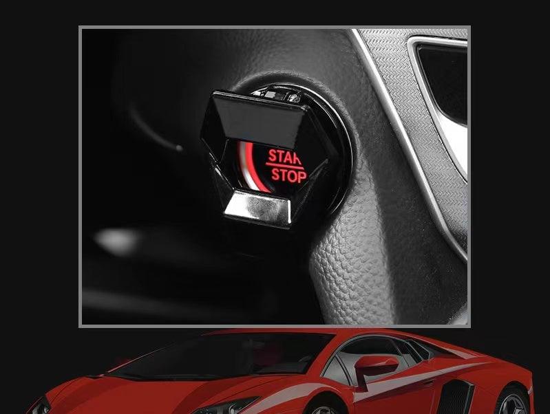 カー用品 車飾り物 アイアンマン バットマン エンジンプッシュボタン カバー スタートストップボタンスイッチ装飾カバー