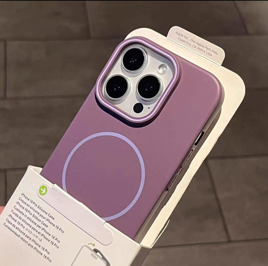 スマホケース 柔らかくて薄く、マット仕上げの細いリングマグネット付きスマホケースで、iPhone に対応