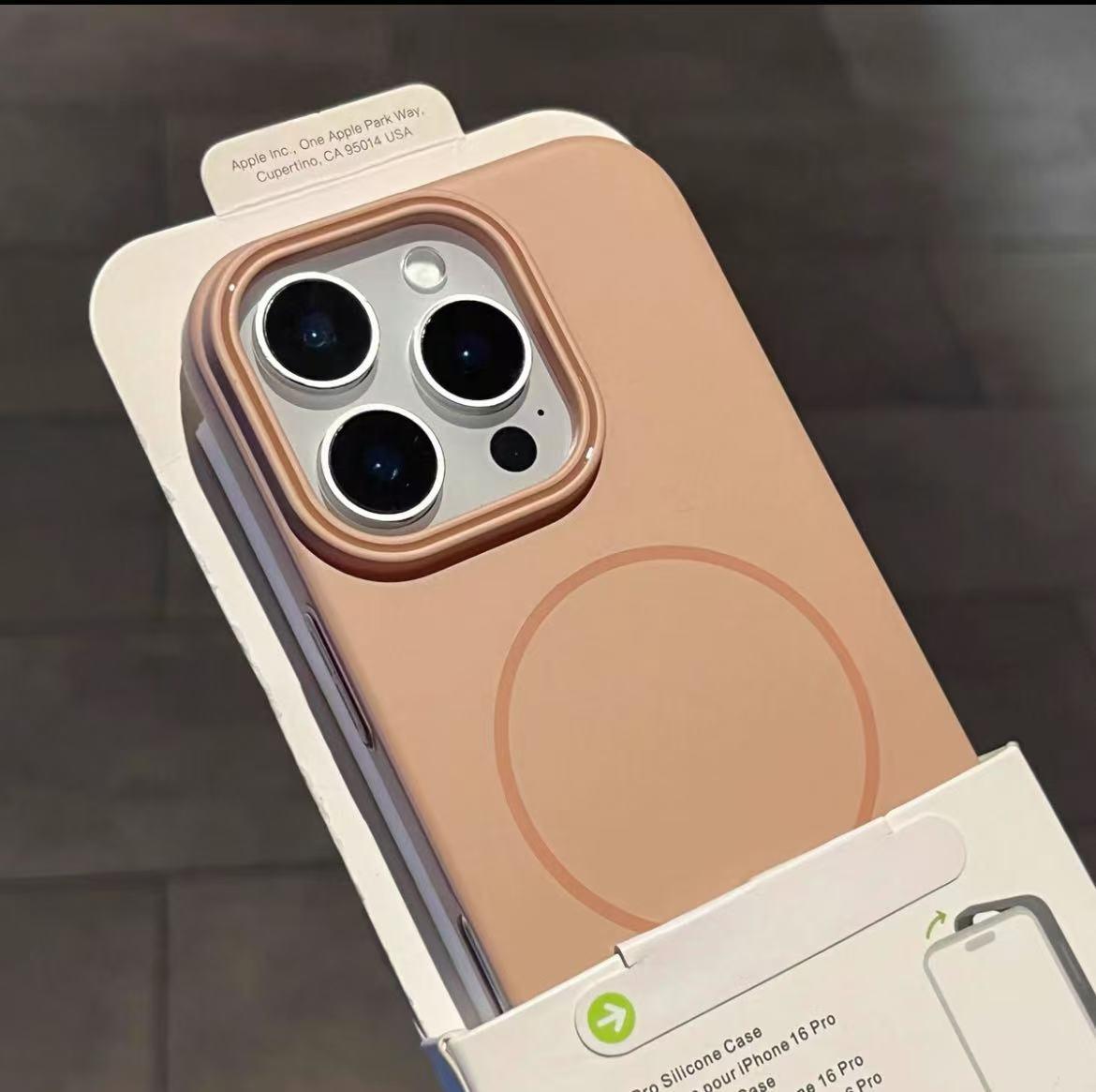 スマホケース 柔らかくて薄く、マット仕上げの細いリングマグネット付きスマホケースで、iPhone に対応