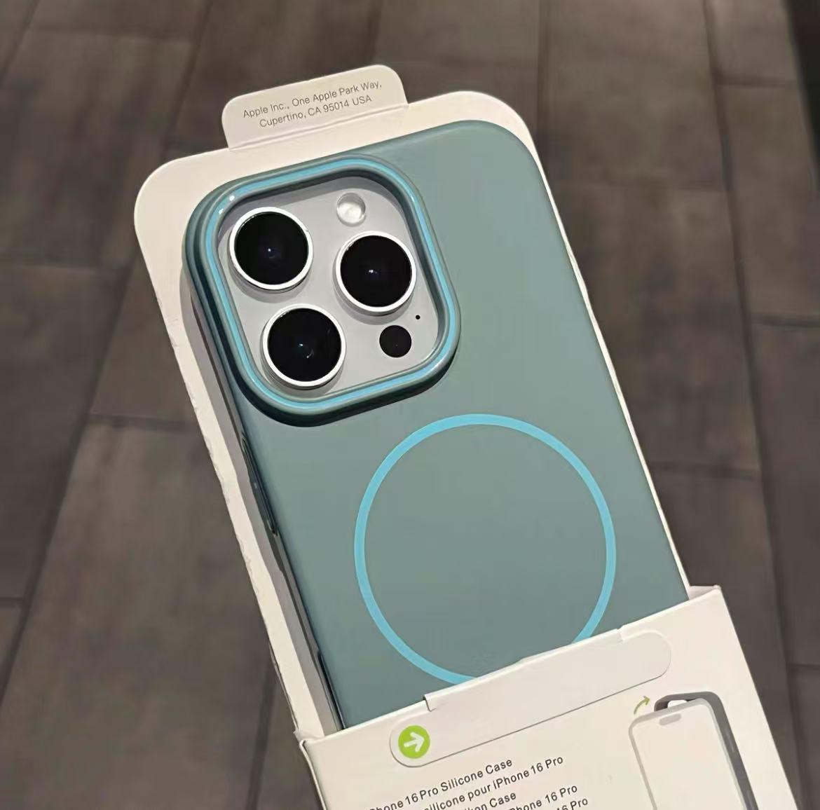 スマホケース 柔らかくて薄く、マット仕上げの細いリングマグネット付きスマホケースで、iPhone に対応