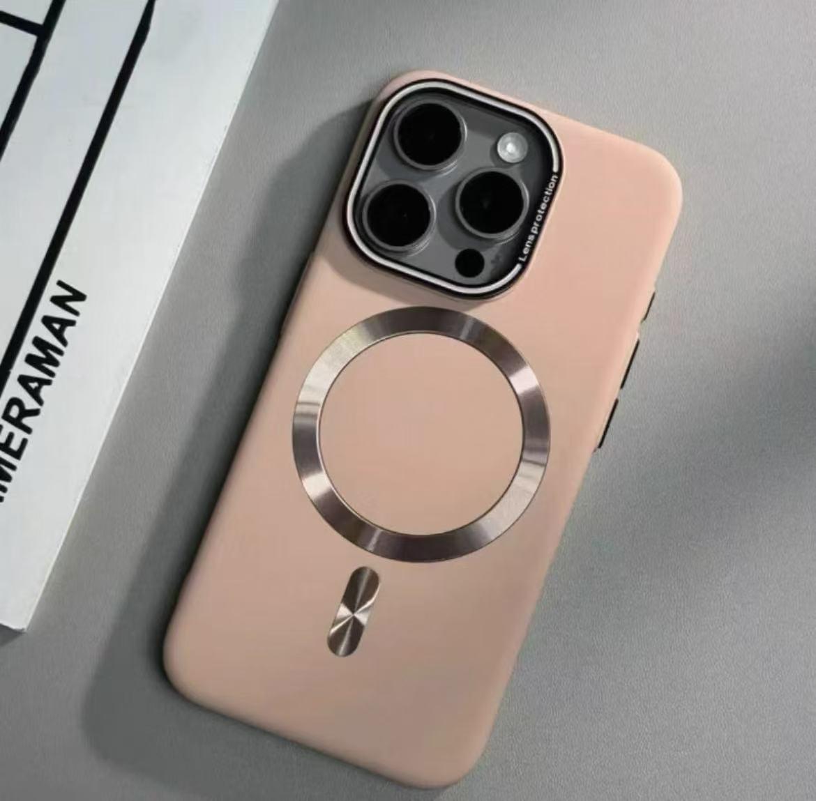 スマホケース  マグネット式スマホケース  リングマグネット付きスマホケースで、iPhone に対応