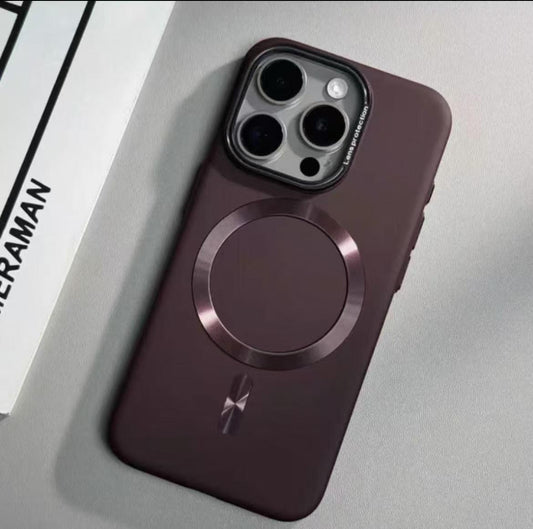 スマホケース  マグネット式スマホケース  リングマグネット付きスマホケースで、iPhone に対応