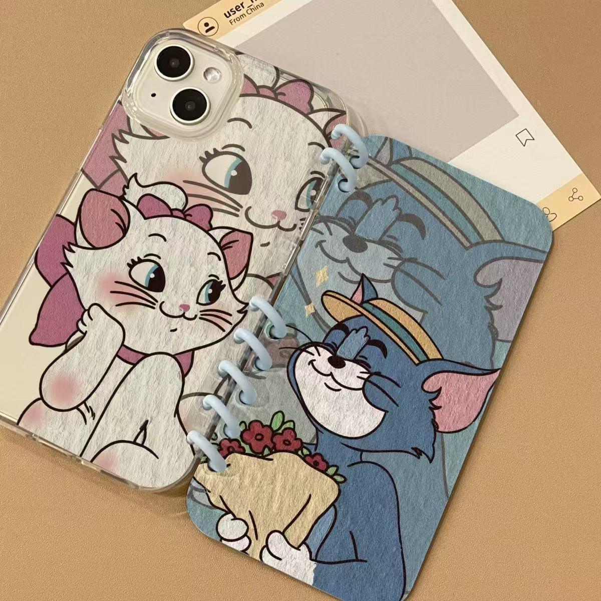 本型スマホケース 可愛いテーマ 手帳型スマホケース キャラクターの柔らかい 折りたたみ式 ノート型 スマホケース  iPhone に対応