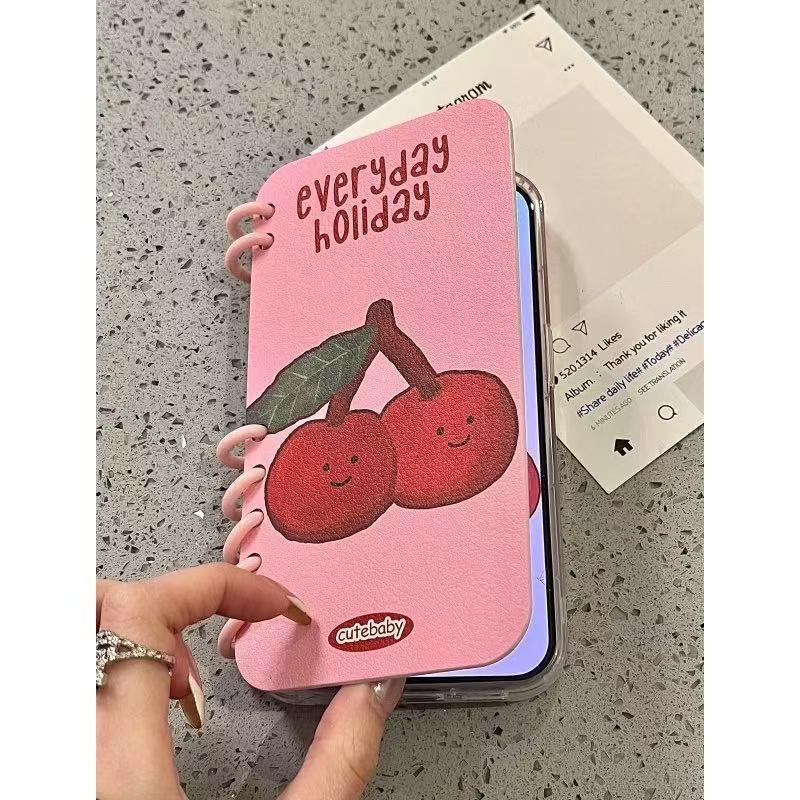 本型スマホケース 可愛いテーマ 手帳型スマホケース キャラクターの柔らかい 折りたたみ式 ノート型 スマホケース  iPhone に対応