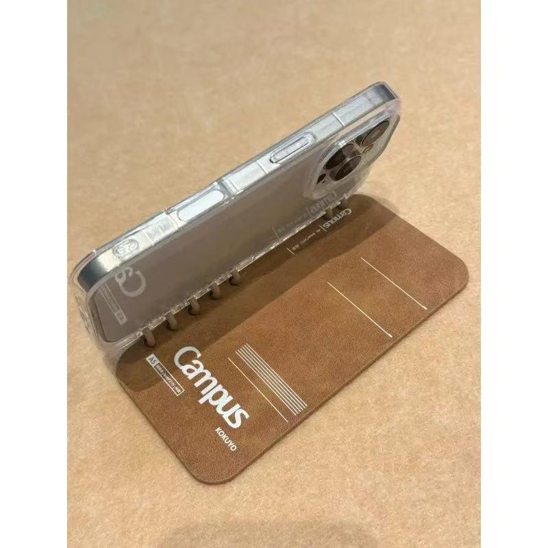 本型スマホケース 手帳型スマホケース キャラクターの柔らかい 折りたたみ式 ノート型 スマホケース iPhone に対応