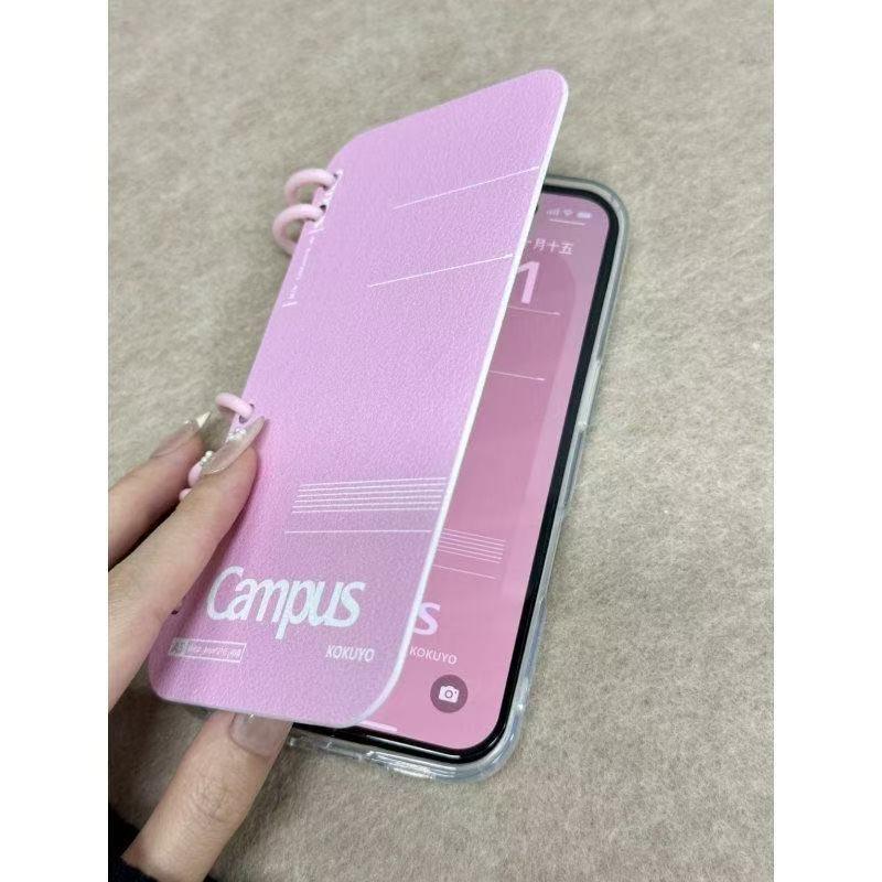 本型スマホケース 手帳型スマホケース キャラクターの柔らかい 折りたたみ式 ノート型 スマホケース iPhone に対応