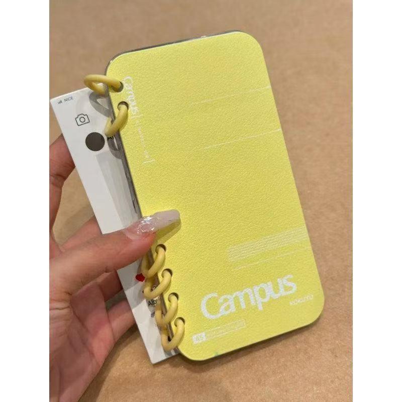 本型スマホケース 手帳型スマホケース キャラクターの柔らかい 折りたたみ式 ノート型 スマホケース iPhone に対応