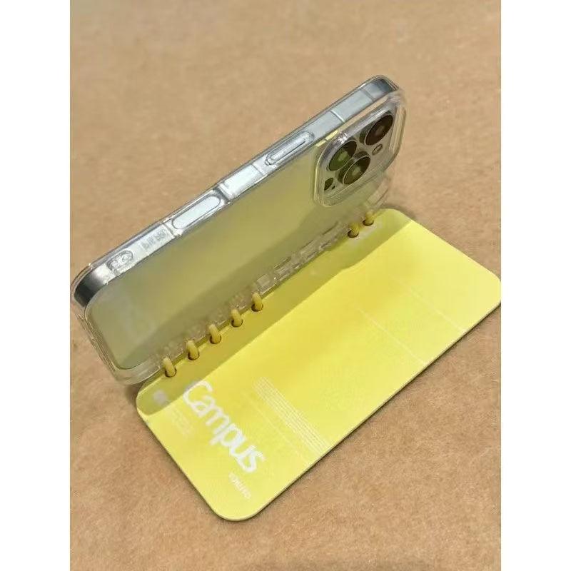 本型スマホケース 手帳型スマホケース キャラクターの柔らかい 折りたたみ式 ノート型 スマホケース iPhone に対応