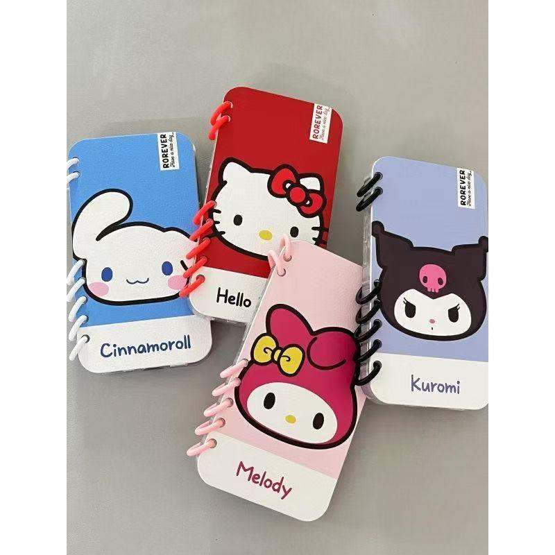 本型スマホケース ハローキティテーマ 手帳型スマホケース キャラクターの柔らかい 折りたたみ式 ノート型 スマホケース iPhone に対応