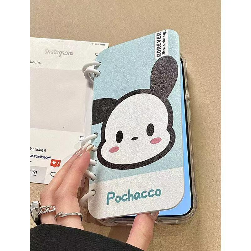 本型スマホケース ハローキティテーマ 手帳型スマホケース キャラクターの柔らかい 折りたたみ式 ノート型 スマホケース iPhone に対応