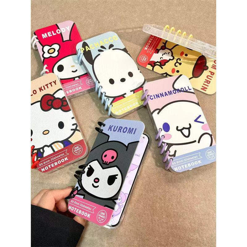 本型スマホケース ハローキティテーマ 手帳型スマホケース キャラクターの柔らかい 折りたたみ式 ノート型 スマホケース iPhone に対応