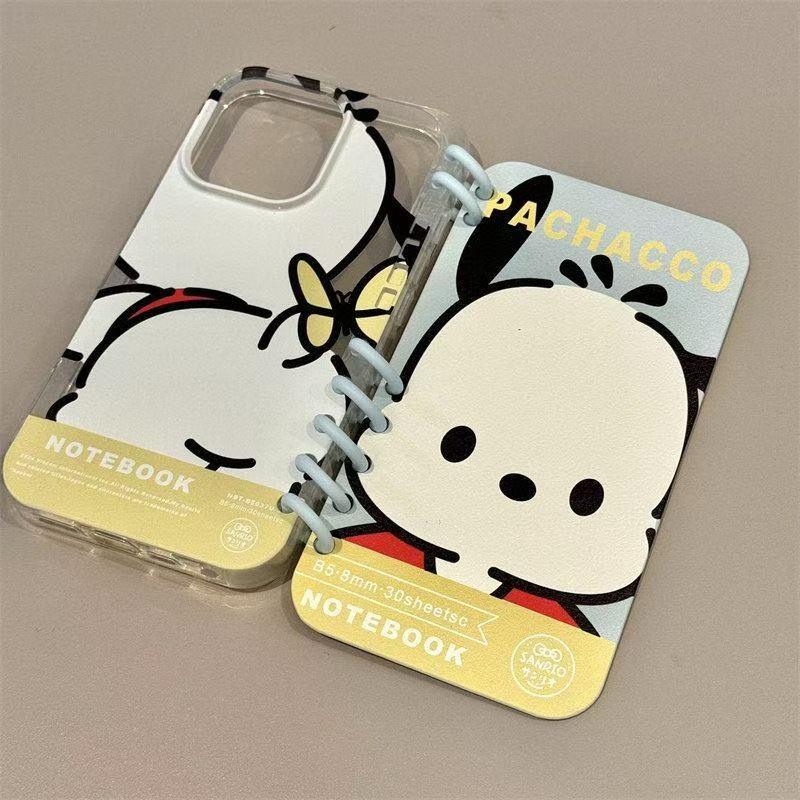 本型スマホケース ハローキティテーマ 手帳型スマホケース キャラクターの柔らかい 折りたたみ式 ノート型 スマホケース iPhone に対応