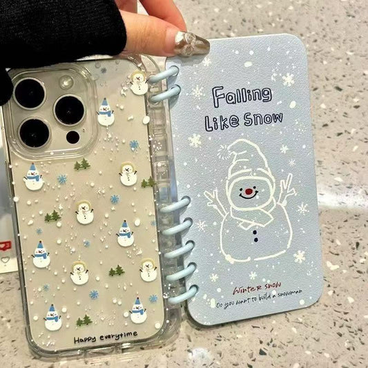 本型スマホケース  手帳型スマホケース キャラクターの柔らかい 折りたたみ式 ノート型 スマホケース  iPhone に対応