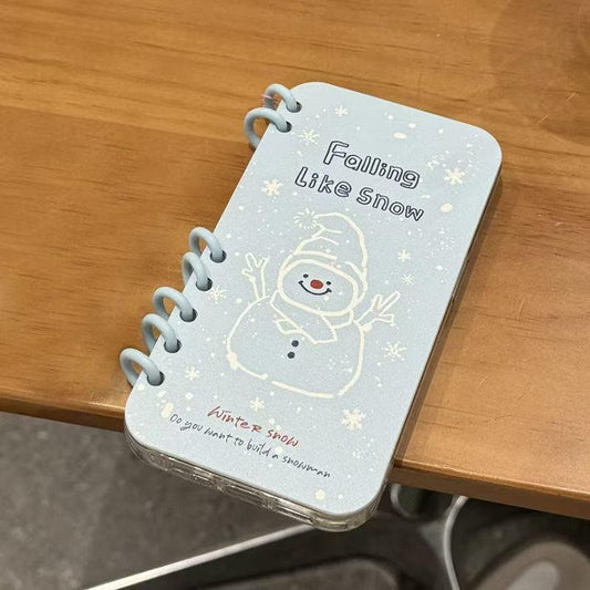 本型スマホケース  手帳型スマホケース キャラクターの柔らかい 折りたたみ式 ノート型 スマホケース  iPhone に対応