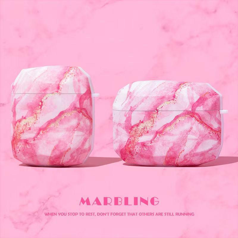 イヤホン保護カバー  全5色  超大人気 インスタ風マーブル柄 イヤホンケース