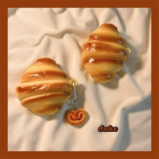 イヤホン保護カバー    超大人気 クロワッサン デザイン イヤホンケース