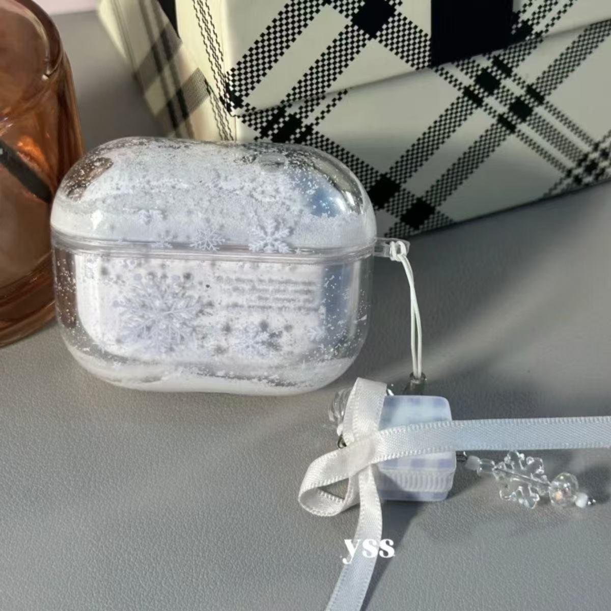 イヤホン保護カバー    超大人気  氷雪  デザイン イヤホンケース