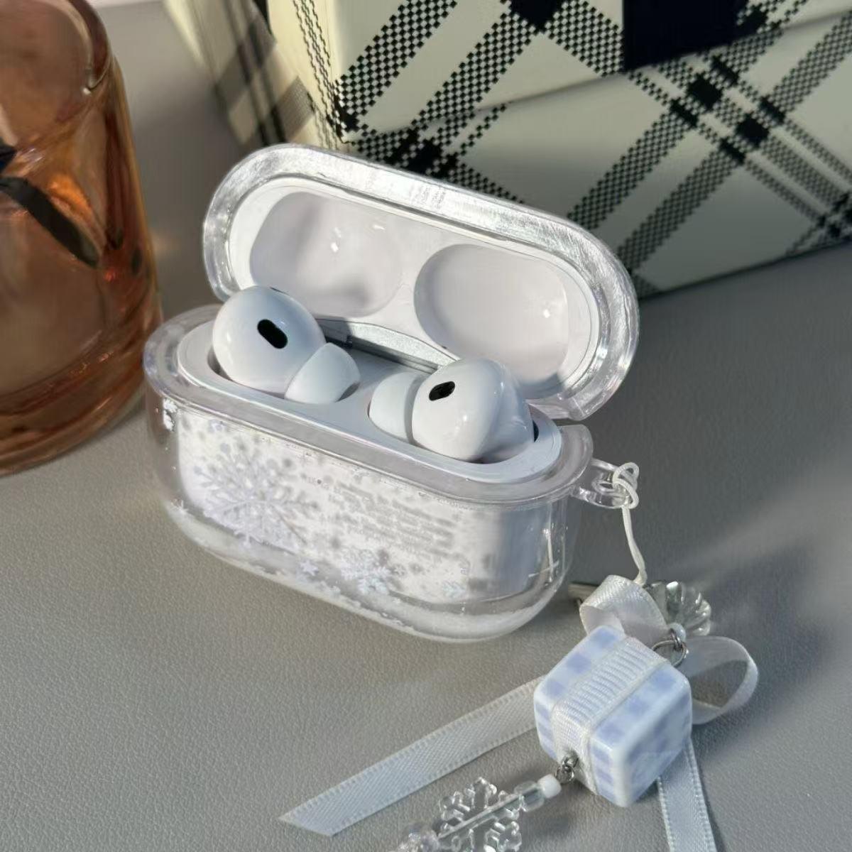 イヤホン保護カバー    超大人気  氷雪  デザイン イヤホンケース