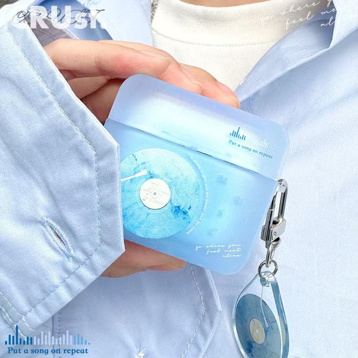 イヤホン保護カバー   超大人気  海洋レコード  デザイン イヤホンケース