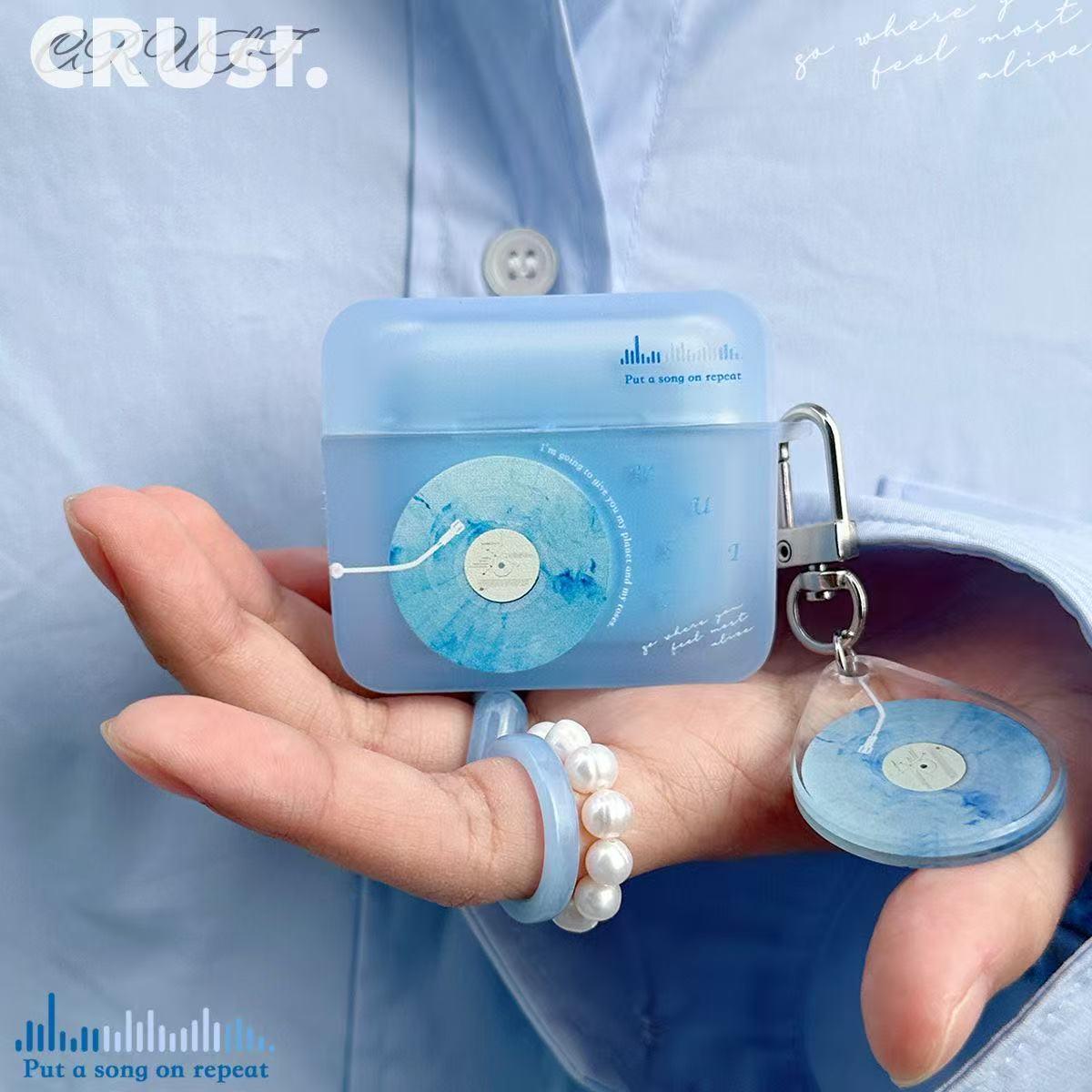 イヤホン保護カバー   超大人気  海洋レコード  デザイン イヤホンケース