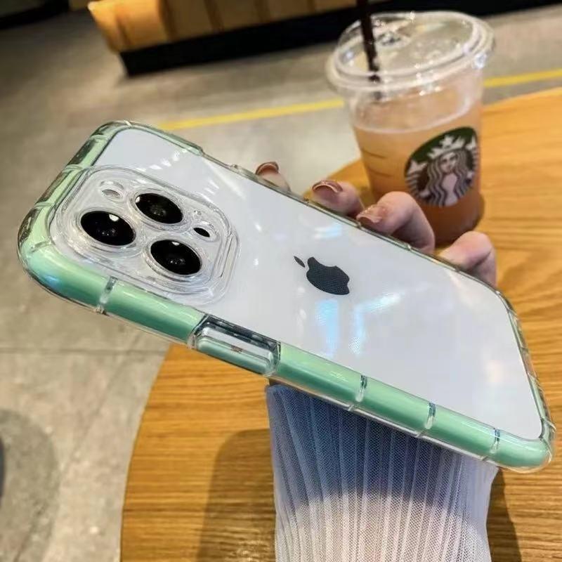 スマホケース 夜光フレームシリーズ  耐衝撃・防振性能に優れ、高級感あふれるスマホケースで、iPhone に対応