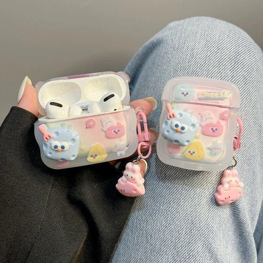 イヤホン保護カバー   超大人気  小モンスター  デザイン イヤホンケース