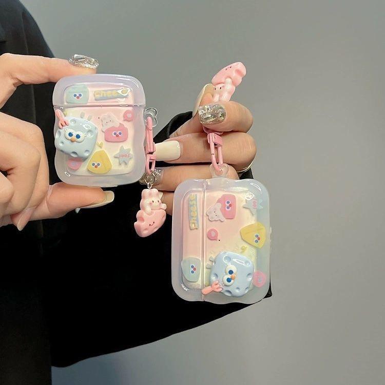 イヤホン保護カバー   超大人気  小モンスター  デザイン イヤホンケース