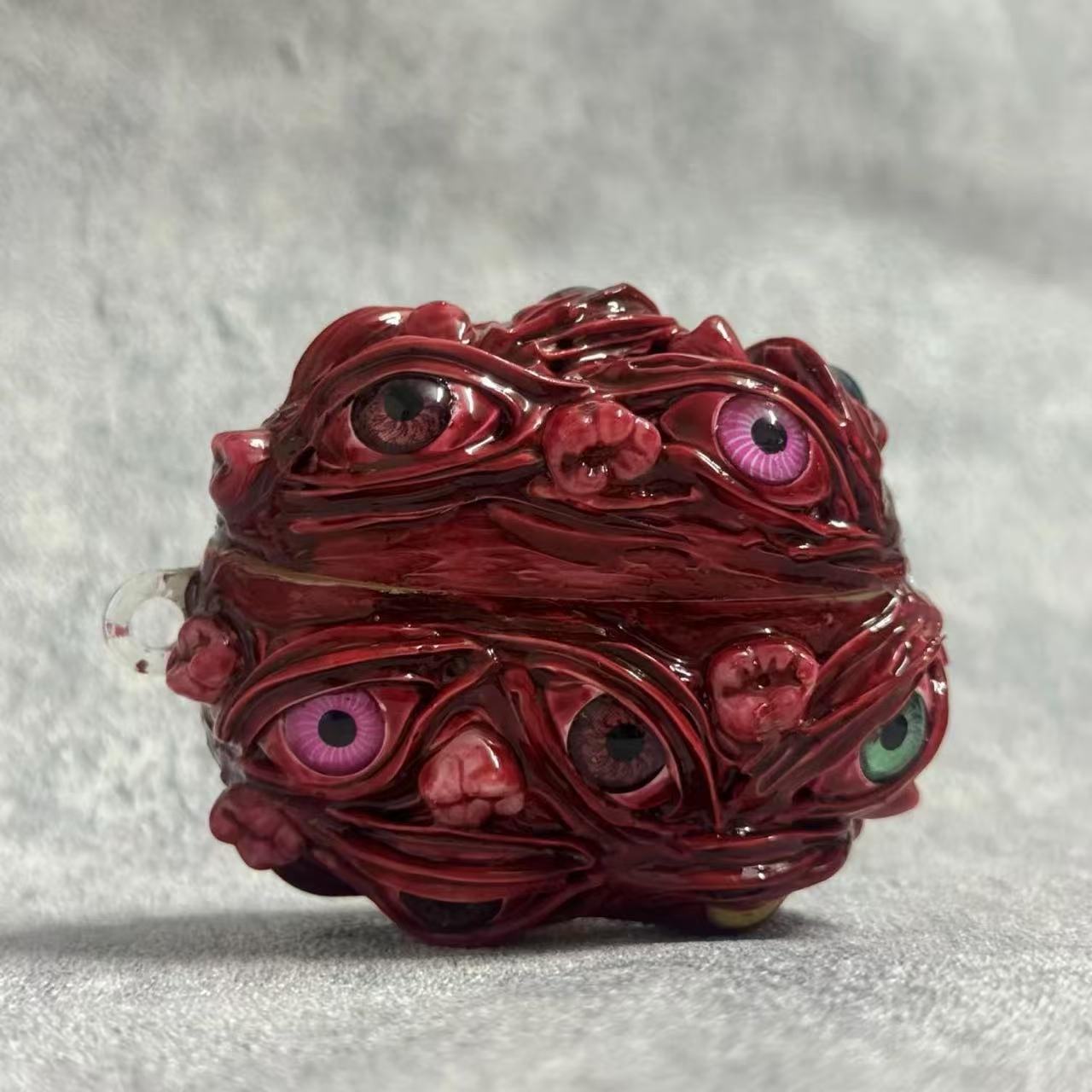 イヤホン保護カバー   超大人気   全9種 悪魔の目  デザイン イヤホンケース