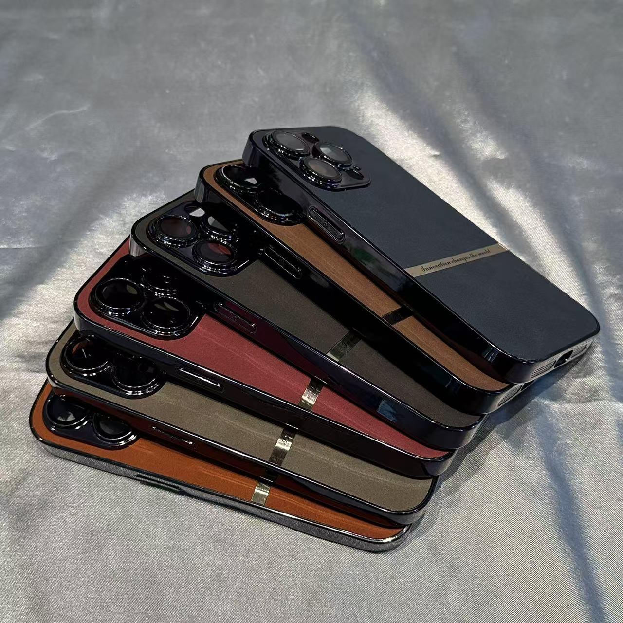 スマホケース  小羊皮模様シリーズ  耐衝撃・防振性能に優れ、高級感あふれるスマホケースで、iPhone に対応