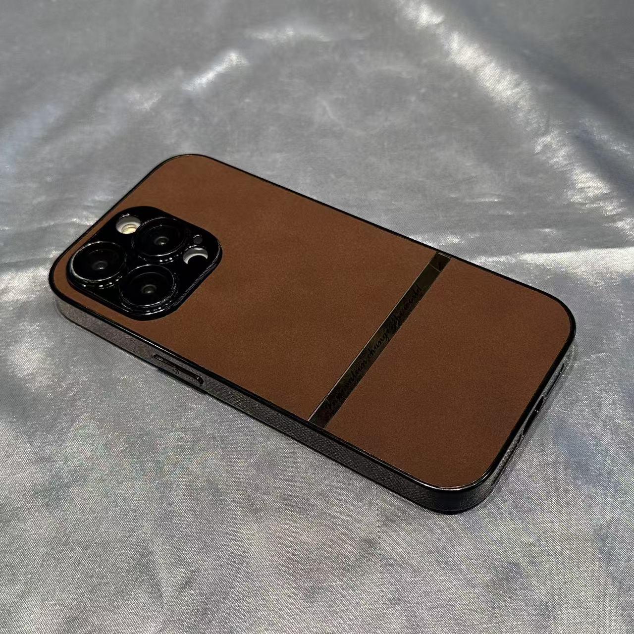 スマホケース  小羊皮模様シリーズ  耐衝撃・防振性能に優れ、高級感あふれるスマホケースで、iPhone に対応