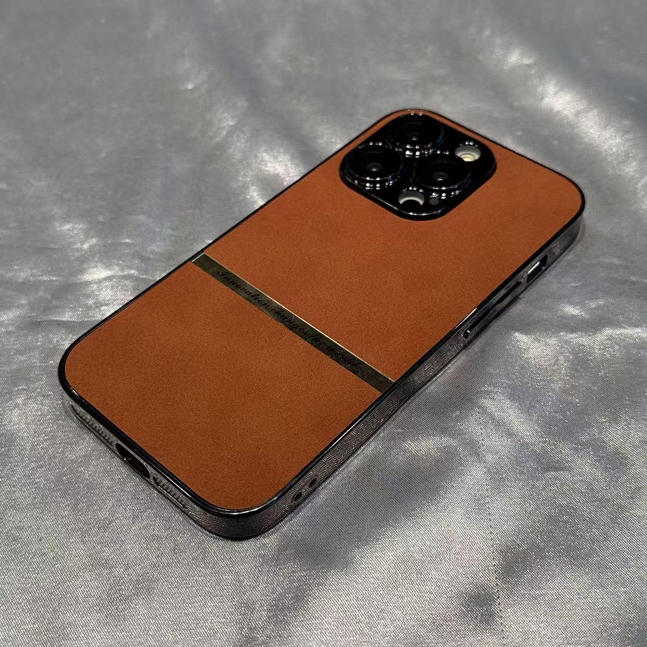 スマホケース  小羊皮模様シリーズ  耐衝撃・防振性能に優れ、高級感あふれるスマホケースで、iPhone に対応