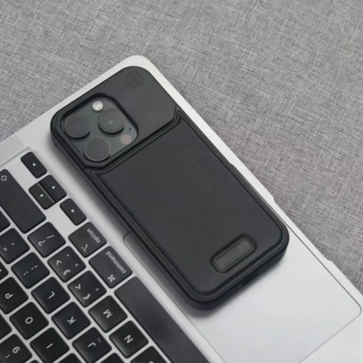 スマホケース  内蔵式アロママグネットシリーズ  全5色  耐衝撃・防振性能に優れ、高級感あふれるスマホケースで、iPhone に対応