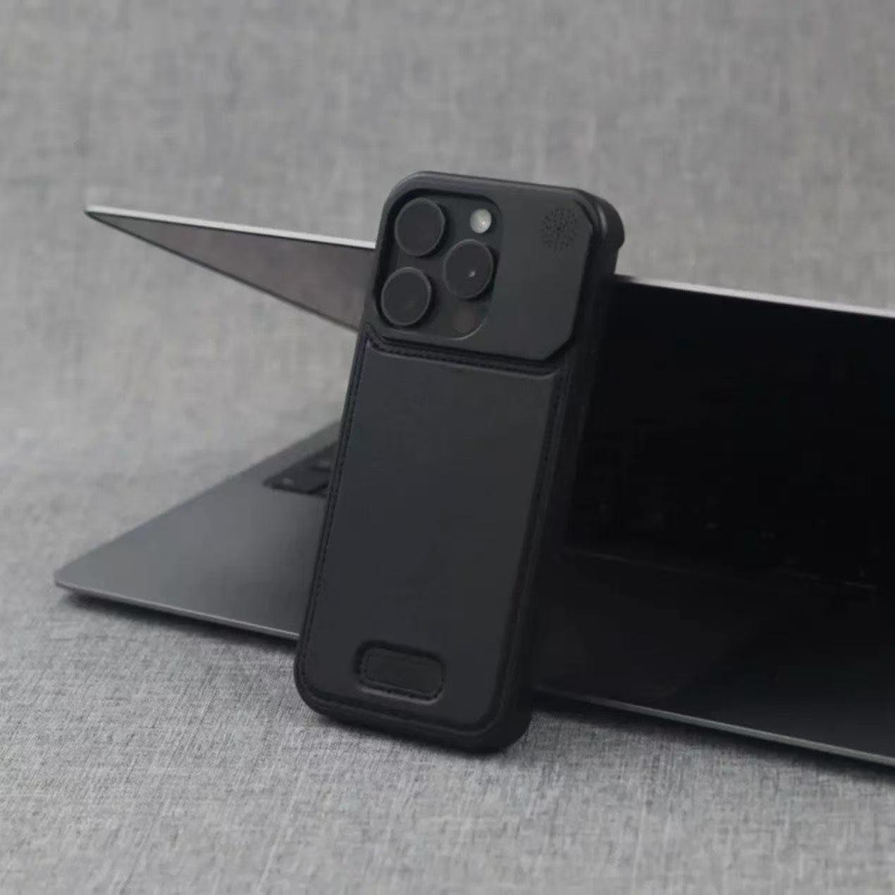 スマホケース  内蔵式アロママグネットシリーズ  全5色  耐衝撃・防振性能に優れ、高級感あふれるスマホケースで、iPhone に対応