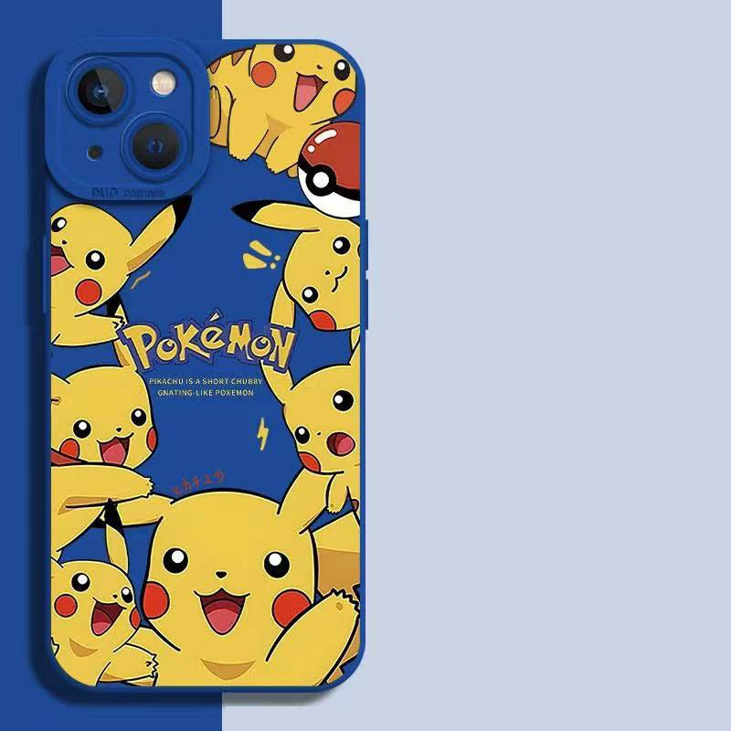 スマホケース   4 種類のポケモンテーマのスマホケース  3 種類のカラー  耐衝撃・防振性能に優れ、高級感あふれるスマホケースで、iPhone に対応