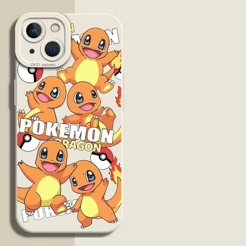 スマホケース   4 種類のポケモンテーマのスマホケース  3 種類のカラー  耐衝撃・防振性能に優れ、高級感あふれるスマホケースで、iPhone に対応