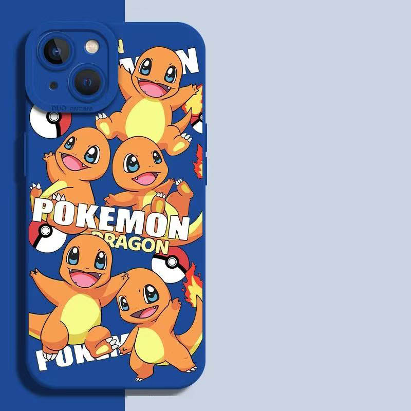 スマホケース   4 種類のポケモンテーマのスマホケース  3 種類のカラー  耐衝撃・防振性能に優れ、高級感あふれるスマホケースで、iPhone に対応