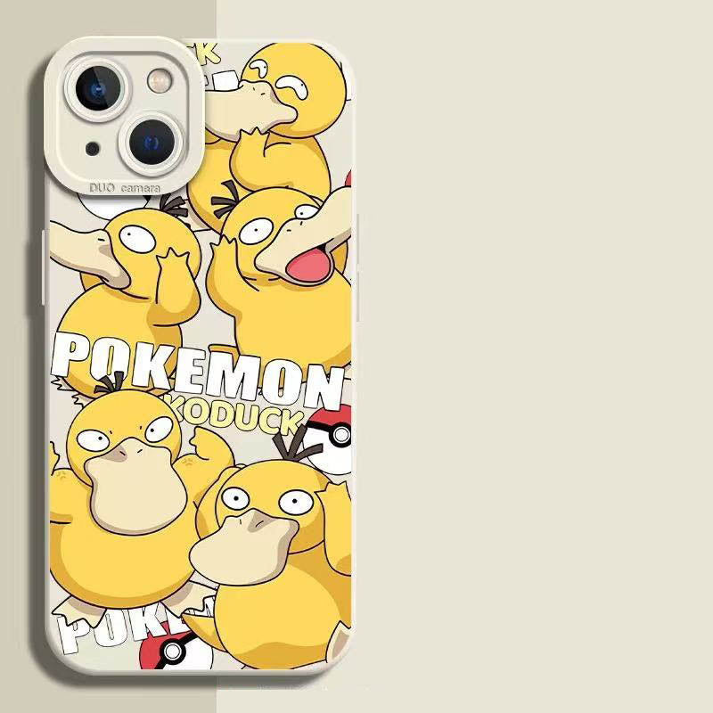 スマホケース   4 種類のポケモンテーマのスマホケース  3 種類のカラー  耐衝撃・防振性能に優れ、高級感あふれるスマホケースで、iPhone に対応