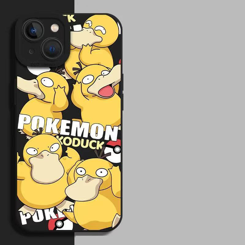 スマホケース   4 種類のポケモンテーマのスマホケース  3 種類のカラー  耐衝撃・防振性能に優れ、高級感あふれるスマホケースで、iPhone に対応