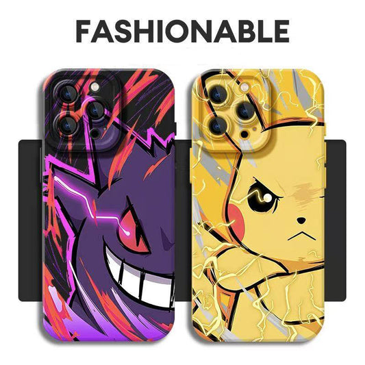 スマホケース  目を引くスタイリッシュなポケモンテーマ  耐衝撃・防振性能に優れ、高級感あふれるスマホケースで、iPhone に対応