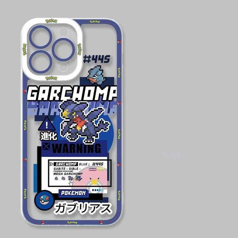 スマホケース  ピクセル風ポケモンテーマ  耐衝撃・防振性能に優れ、高級感あふれるスマホケースで、iPhone に対応